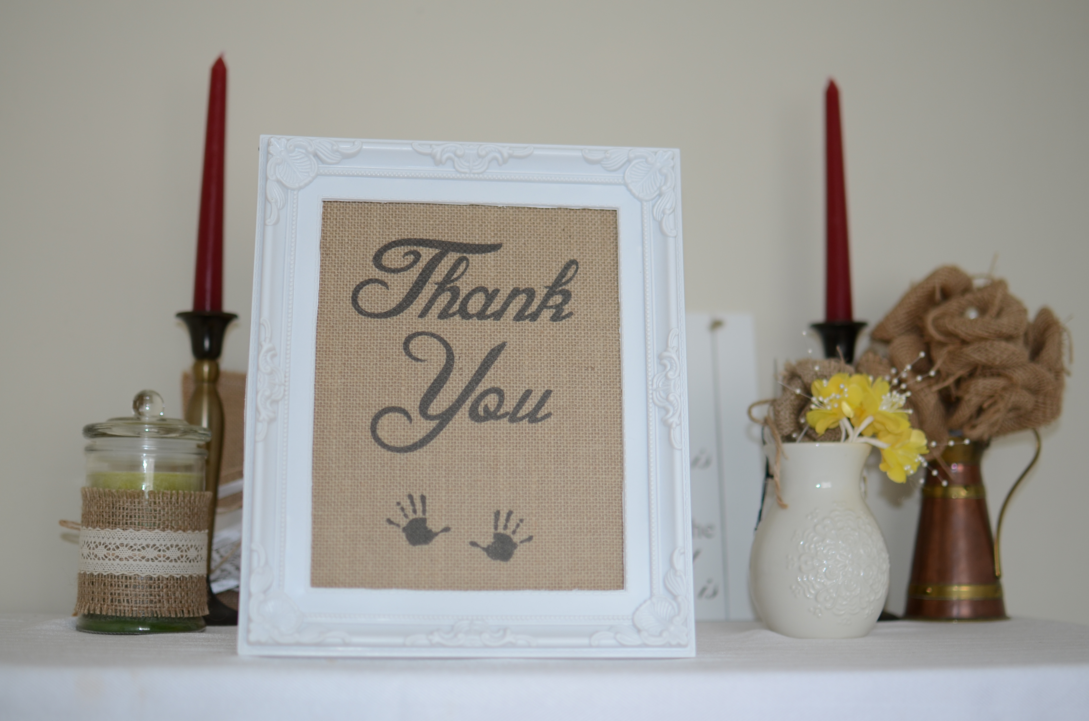 Thank you frame